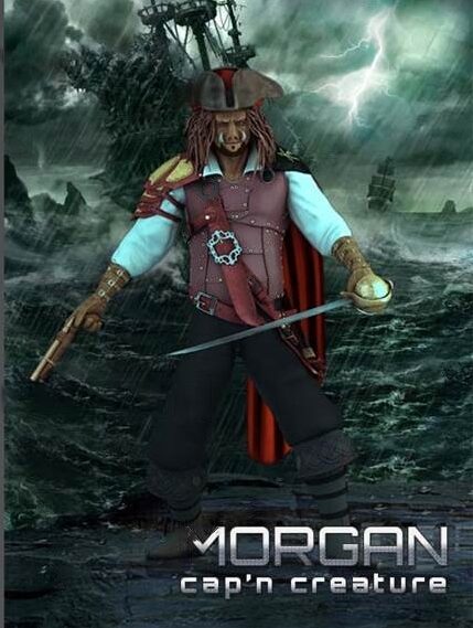 Morgan Pirates Character Modeling By 3D Animation Studio